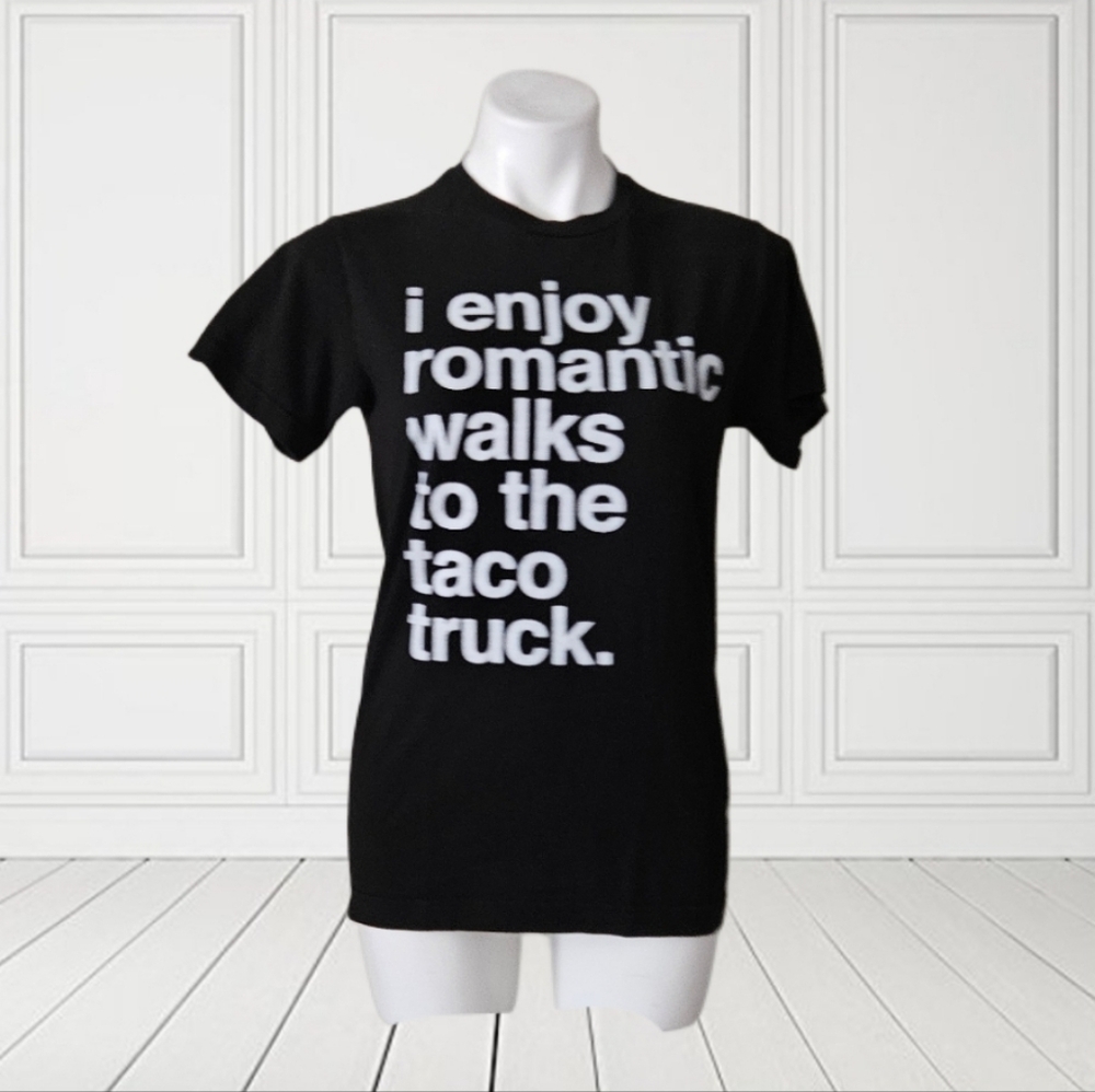Women's I Enjoy Romantic Walks to the Taco Truck T-Shirt